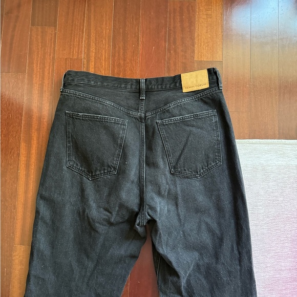 Denim Forum/Artizia Distressed Straight Ankle Jeans - Picture 5 of 5